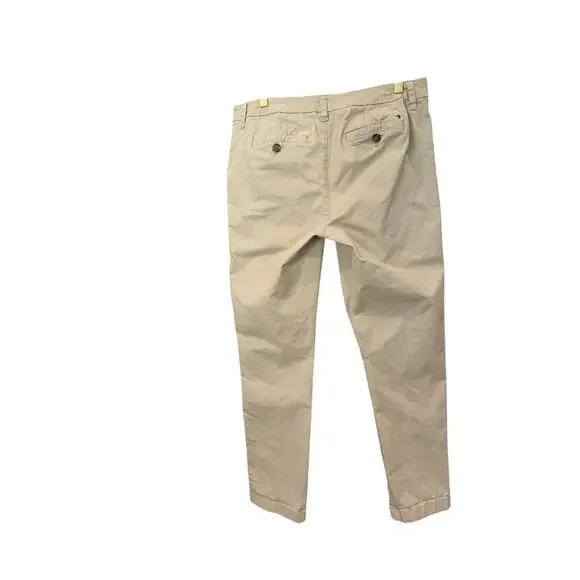 Tommy Hilfiger Tan Stretch Chino Pants Cotton Blend Sz 8 EUC - Picture 4 of 8